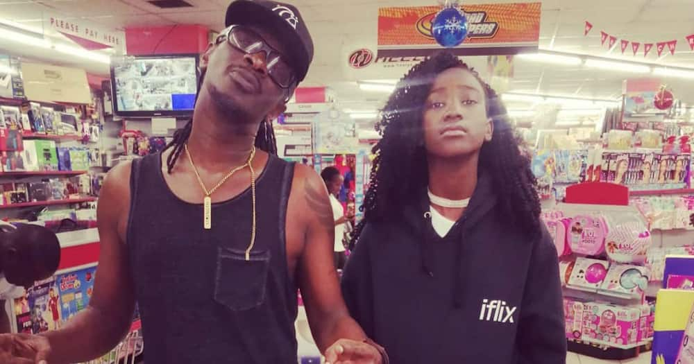 Nameless lights up internet with cute video dancing with daughter Tumiso