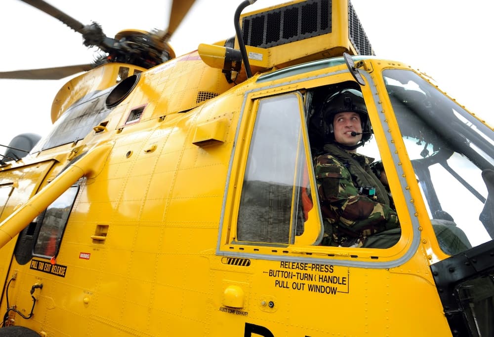 After university, William trained as a Royal Air Force search and rescue pilot, then worked with the civilian air ambulance