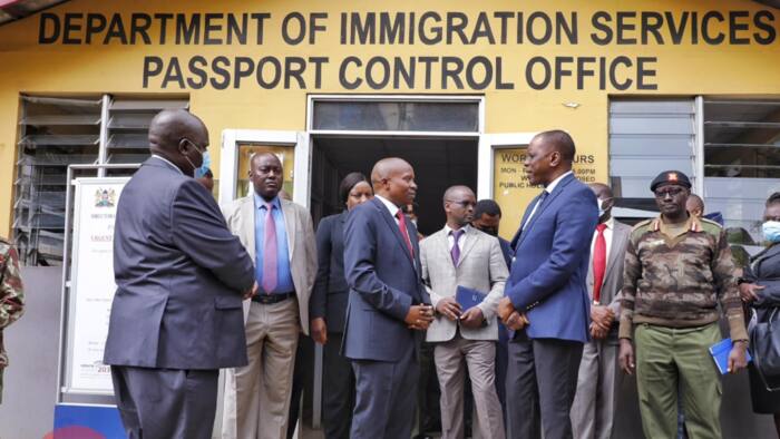Kithure Kindiki Makes Impromptu Visit to Immigration Department amid Public Outcry over Poor Services
