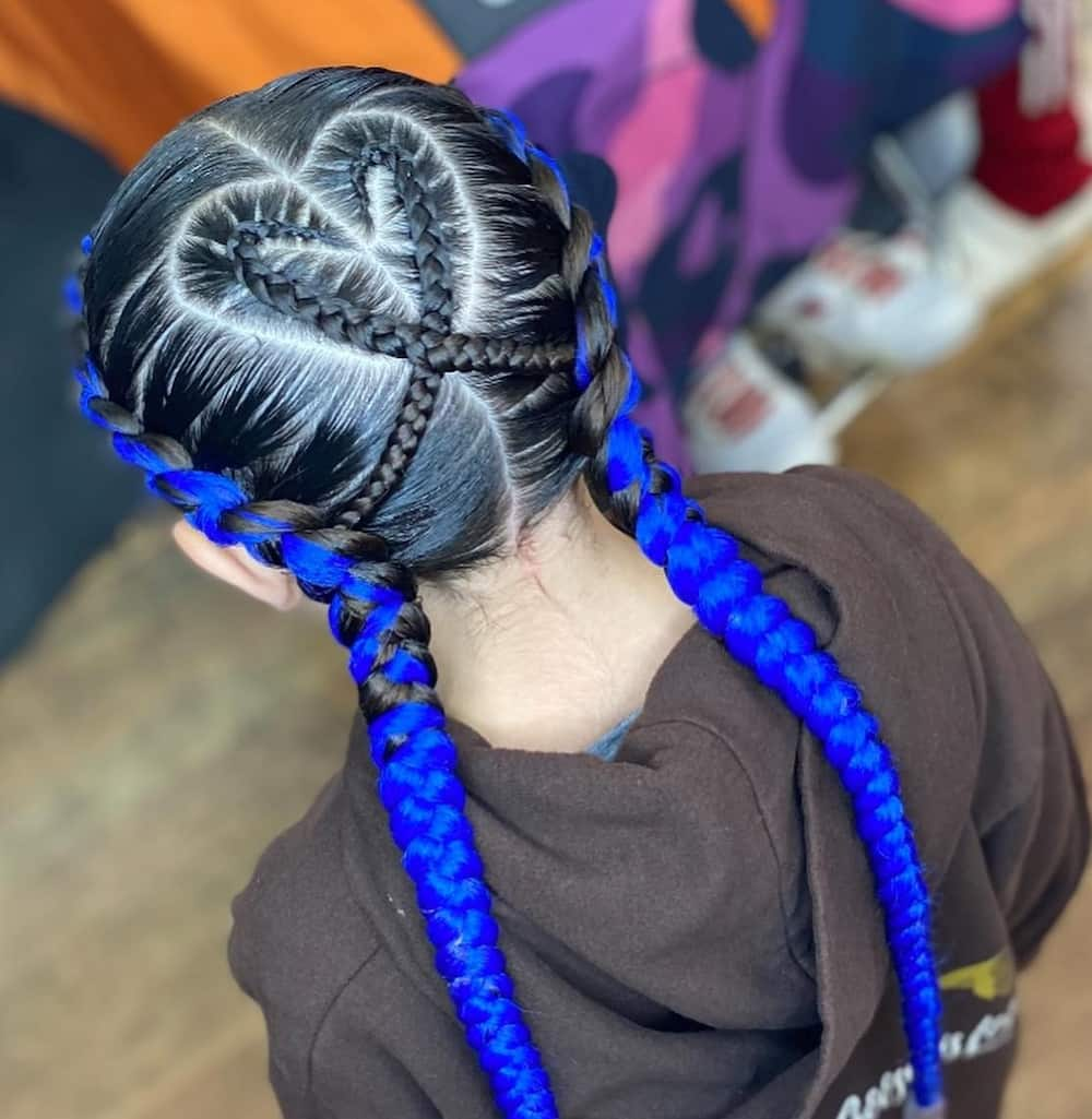 20 2 feed-in braids with designs that are so stylish in 2022