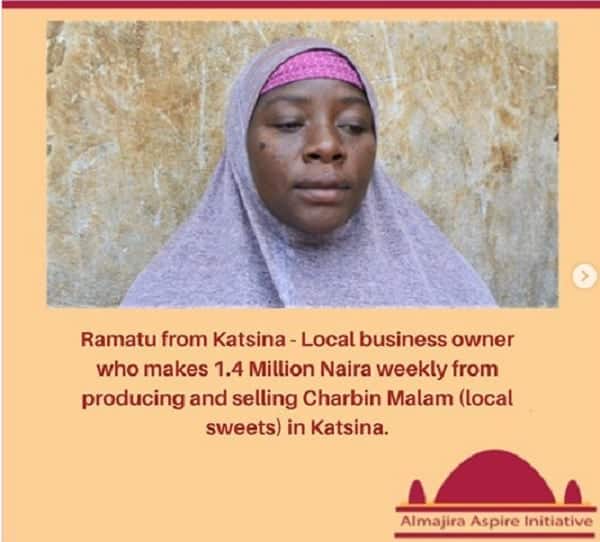 Katsina-based Ramatu reportedly makes N1.4m weekly from selling Charbin Malam