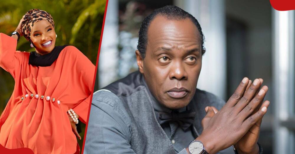 Lulu Hassan and Jeff Koinange.