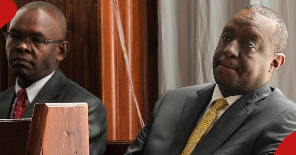 Henry Rotich attended a court session