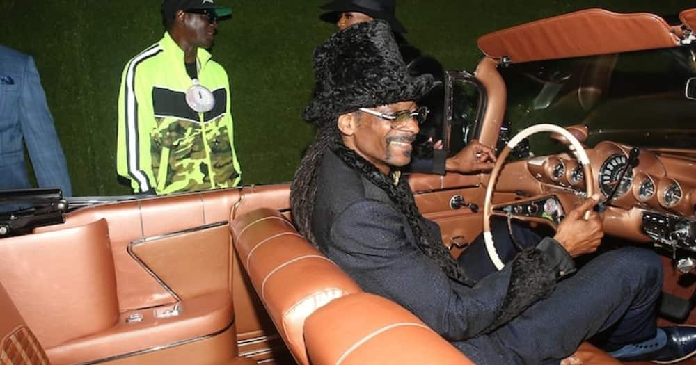 Snoop Dogg threw an old school themed party for his 50th birthday. Photo: TMZ.