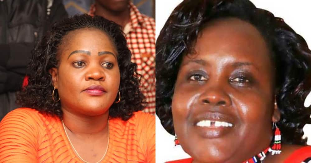 Nominated Senators Beatrice Kwamboka and Mary Seneta exchange blows in the Senate