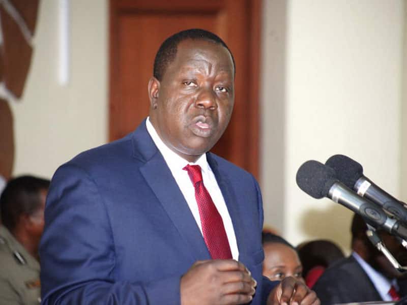 CS Fred Matiang'i has ordered Laikipia non-Residents to leave Immediately