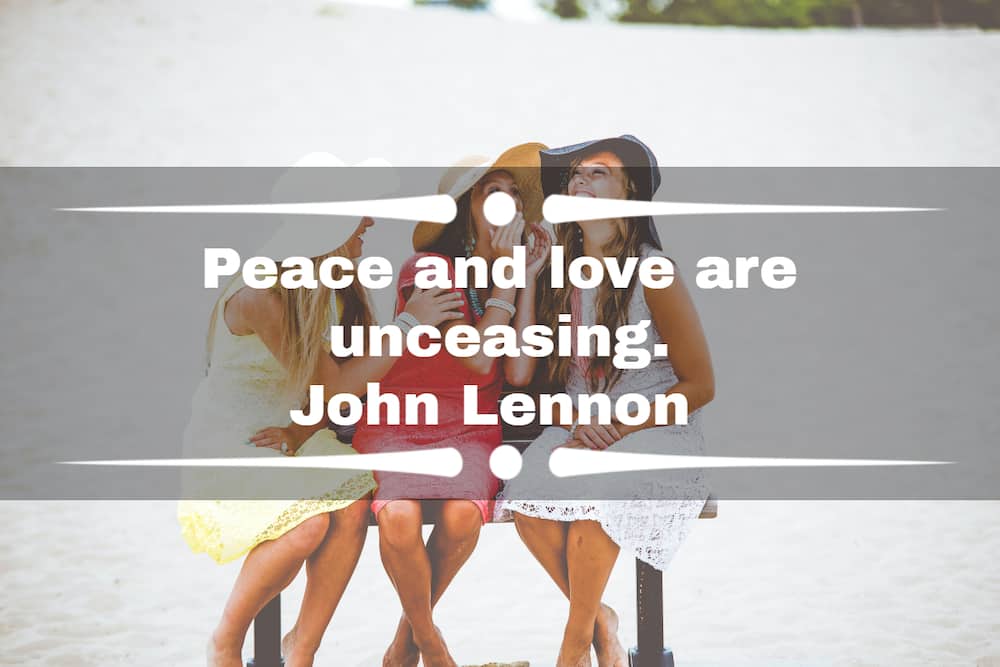 inspirational quotes about peace, love, and happiness