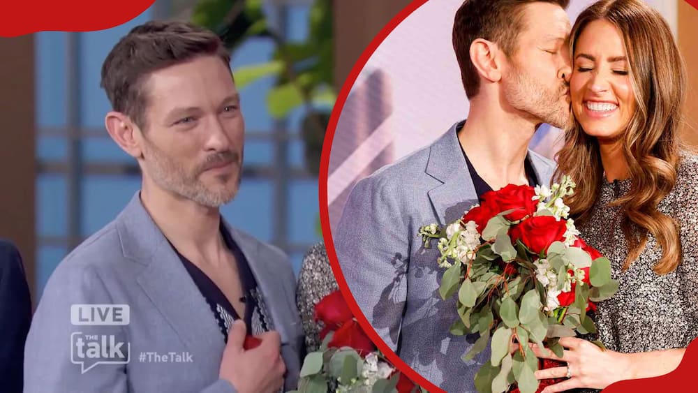Michael Graziadei Surprises Girlfriend, Lauren With On-Air Marriage Proposal on "The Talk"