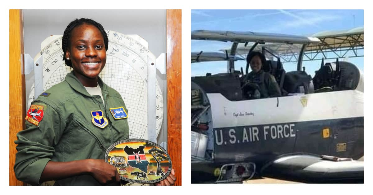 Fiona Akoth: Kenya's First Female Pilot To Fly The US Air Force Jets ...