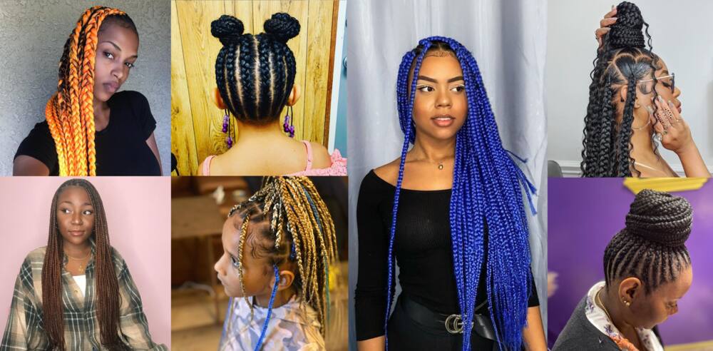 35 Goddess Braids Hair Styles 2022 - Protective Goddess Braid Ideas