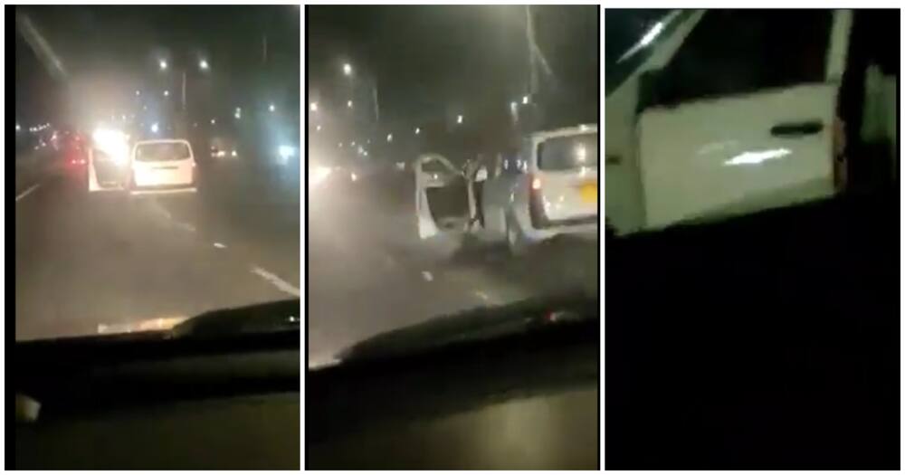 Kenyans Call on DCI to Investigate after Night Video Shows Lady Screaming from Speeding Car with Door Open