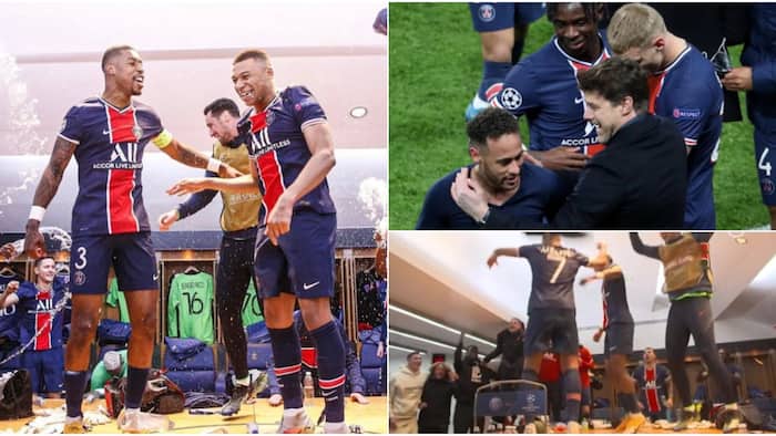 Inside PSG's Wild Dressing Room Celebrations After Perfect Champions League Revenge Over Bayern