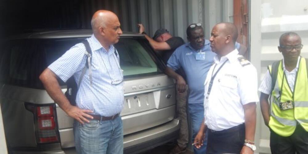 KRA impounds 5 high end vehicles stolen from UK at Mombasa port