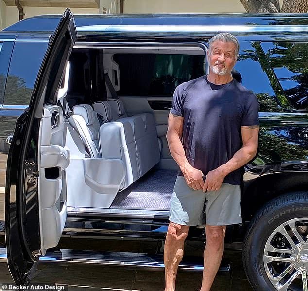 Actor Sylvester Stallone selling his multi-million stretched Cadillac Escalade for KSh 35 million