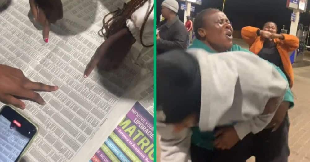 A mother beamed with pride after her son made it through matric.