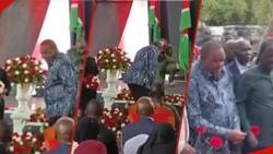 Uhuru Kenyatta, Raila Odinga Lay Flowers at SKM Command Centre in Honour of Protesters Killed During Demos