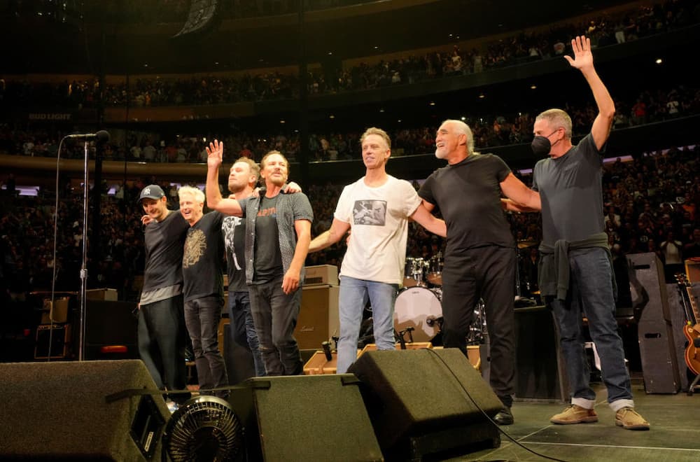 Pearl Jam performs onstage at Madison Square Garden