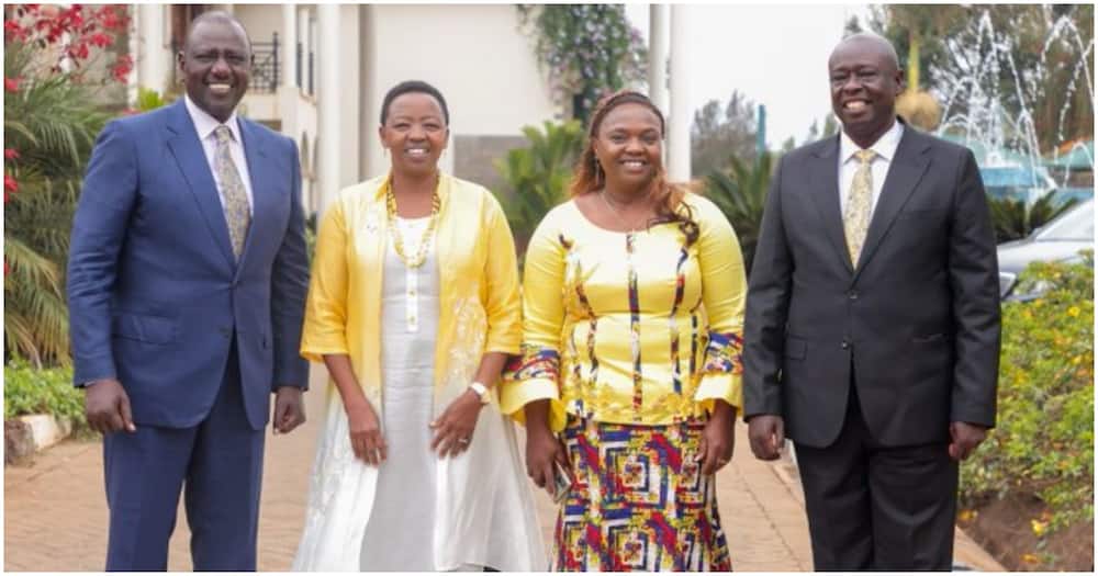 The president and the deputy got wives from KU. Photo: William Ruto.