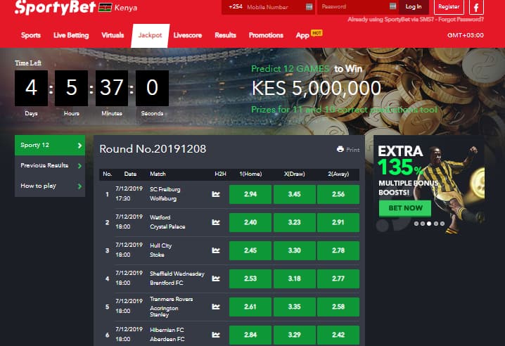 Sportybet mobile kenya