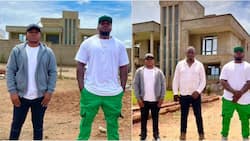 Khaligraph Jones Flaunts His Two Storey Modern Mansion as It Nears Completion