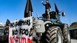 Hundreds of farmers protest at Greek agriculture fair