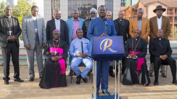 Raila Odinga Castigates Catholic Bishops for Asking Him to Stop Anti-Govt Demos: "Partner with Kenyans"