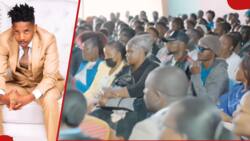 Eric Omondi Meets 3500 Graduates in Nairobi, Promises Jobs to All of Them: "Good Job"