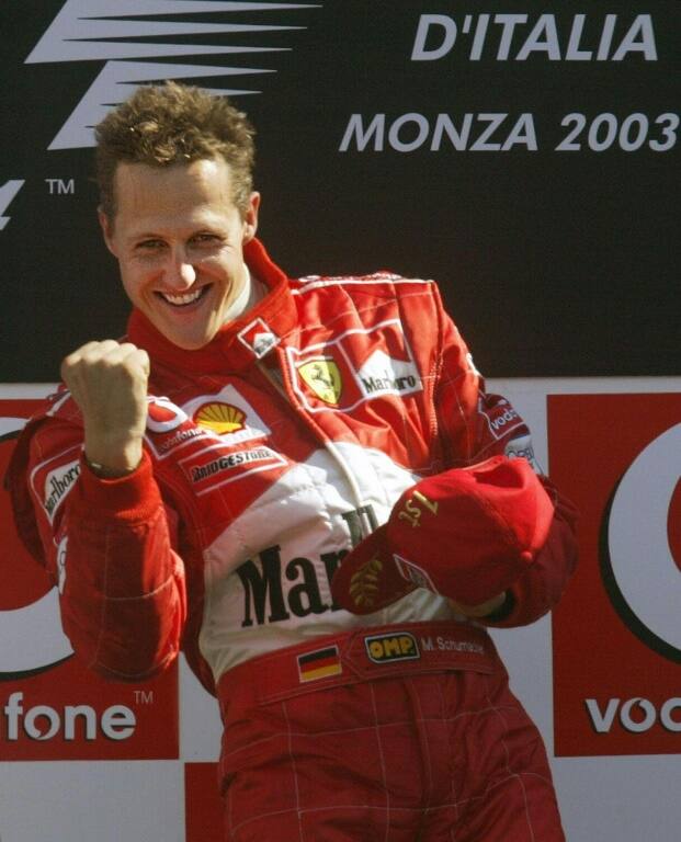 Schumacher won the Spanish, Austrian, Canadian, Italian and US Grands Prix in the car