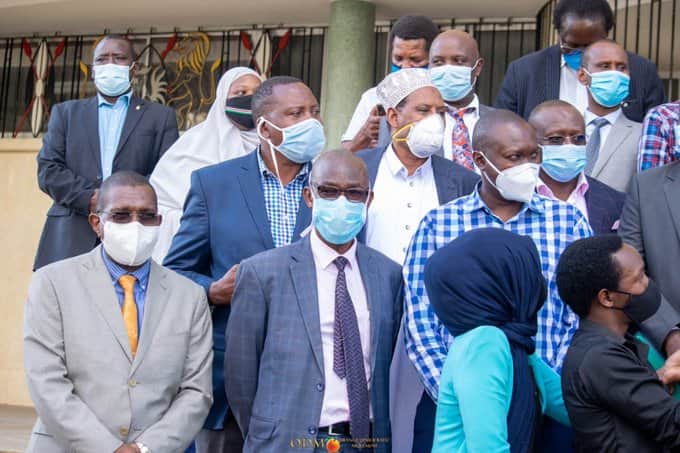 Quarantine them all: Kenyans tear into NASA MPs for forfeiting social distance policy during presser