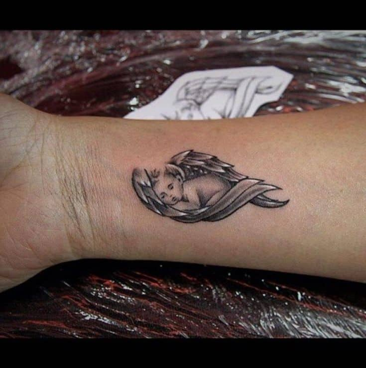 little angel tattoo