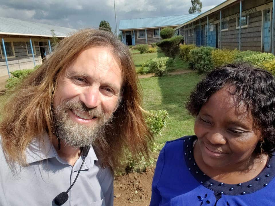 X photos of mzungu preacher resembling Jesus who was spotted in Kajiado