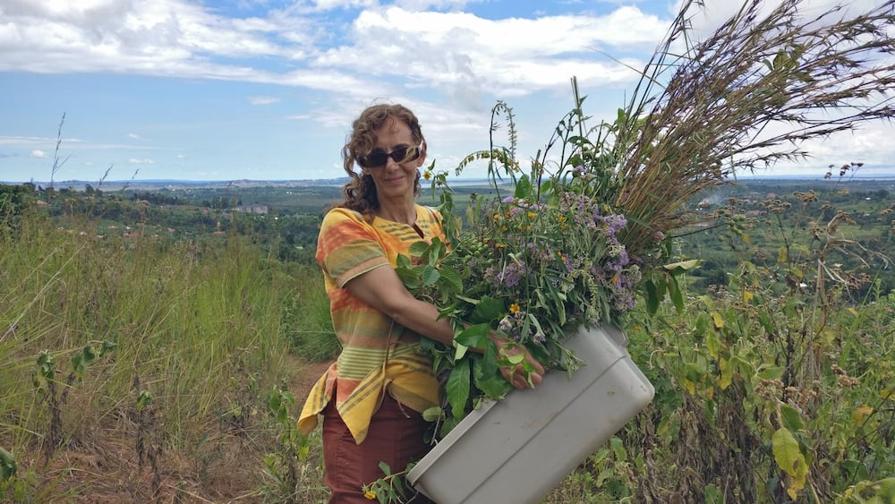 True Love: Pastor, mzungu wife celebrate 28th wedding anniversary by going out to pick wild flowers