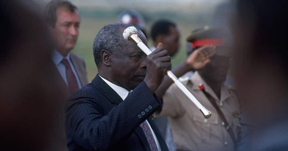 Kenya's second president Daniel Moi.