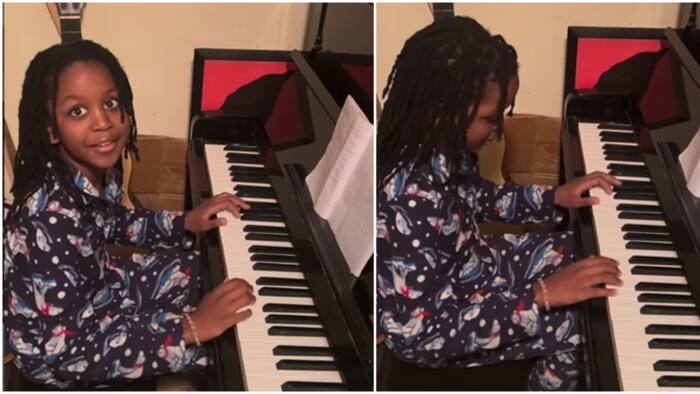 Boniface Mwangi's Son Remarkably Plays Sauti Sol's Song Kuliko Jana on Grand Piano: "Well Done Jabu"