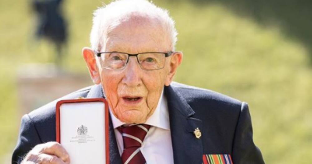 Queen Elizabeth II knights war veteran Tom Moore after raising KSh 4.4 billion