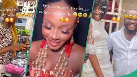 Lady Over the Moon as She Weds Her Rich Boss, Video Trends: "Blissful Marriage"