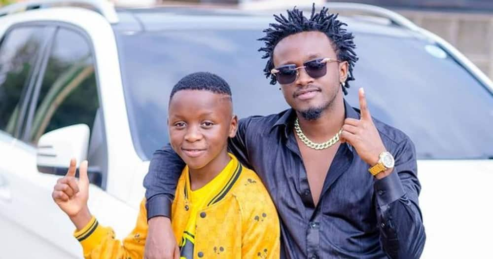 Bahati recalls how he first met adopted son Morgan:"He refused to return to the orphanage"