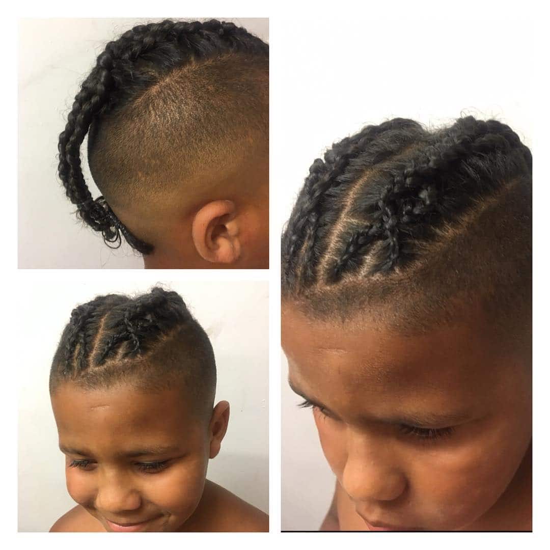 20 cornrows with shaved sides hairstyles that are stylish - Tuko.co.ke
