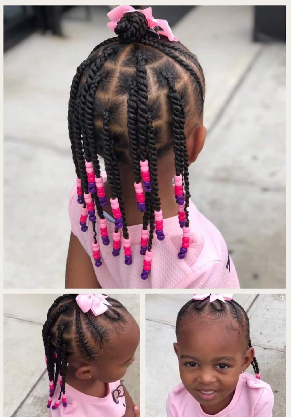 kids braided hairstyles with beads