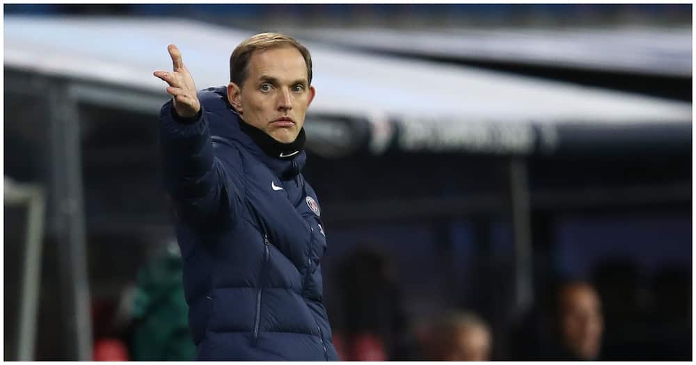 Thomas Tuchel reacts during a past match. Photo: Getty images.