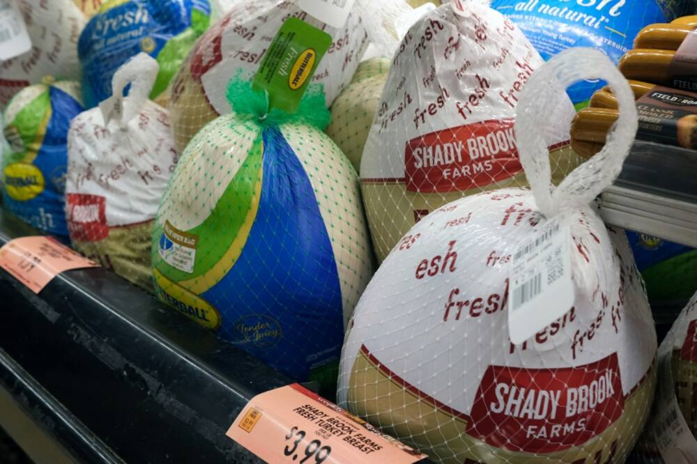 Inflation has sent the price of Thanksgiving turkeys soaring in the United States