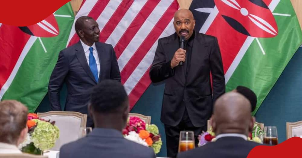 William Ruto invited Steve Harvey to Kenya and he shared when he will honour the invite.