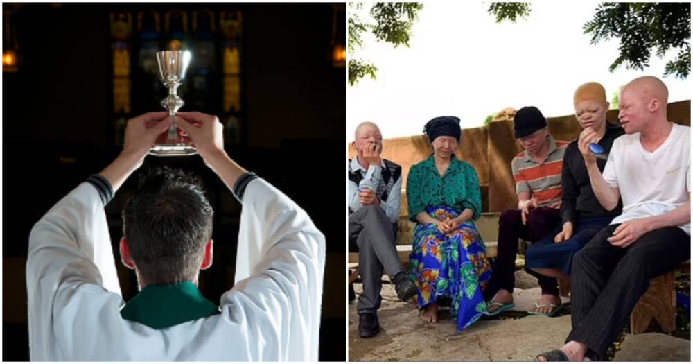 Catholic priest, albinos in Malawi