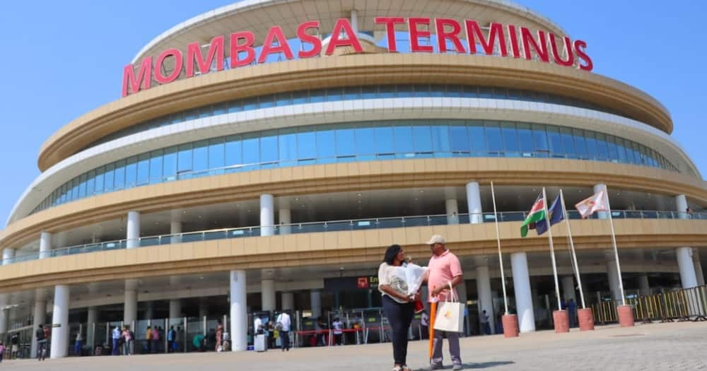 The Mombasa SGR terminus.