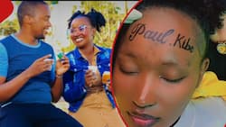 Kenyan Woman Gets Henna of Lovers Name ‘Paul Kibe’ on Her Forehead: “Number Plate”