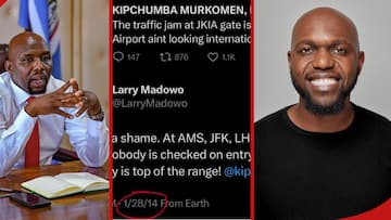 Larry Madowo 'Finishes' Kipchumba Murkomen after Unleashing Receipts of CS Lamenting About JKIA