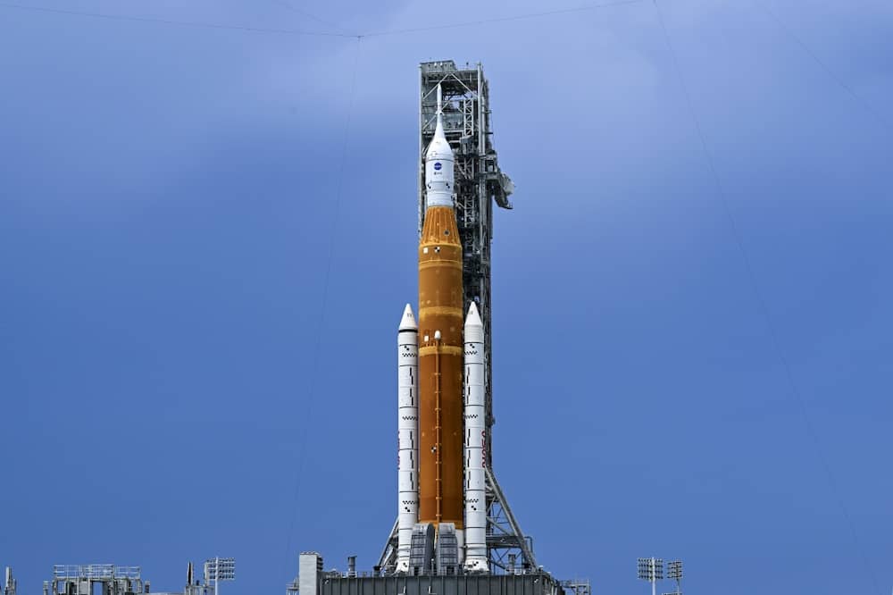 NASA's SLS rocket and the Orion capsule on top of it will lift off from the Kennedy Space Center in Florida on a mission to the Moon