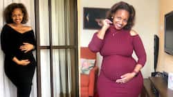11 photos of glowing Grace Msalame gracefully rocking her baby bump in elegant outfits