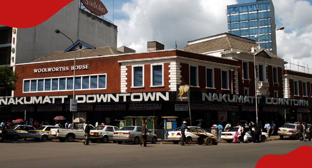 Nakumatt Downtown stores in Nairobi before the building burned down