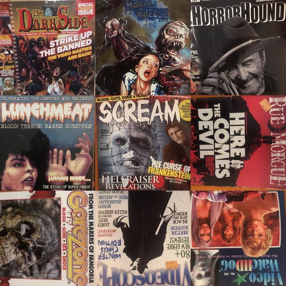 Horror magazines